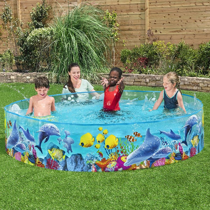 BESTWAY Παιδική Πισίνα Fill ‘N Fun Odyssey με Σταθερά Τοιχώματα και Σχέδιο Ωκεανού 55031_26 3+ Ετών