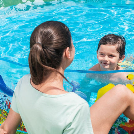 BESTWAY Παιδική Πισίνα Fill ‘N Fun Odyssey με Σταθερά Τοιχώματα και Σχέδιο Ωκεανού 55031_26 3+ Ετών