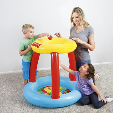Bestway Fisher-Price® Παιδική Φουσκωτή Μπαλοπισίνα Animal Friends 89x84cm με 15 Μπαλάκια 93541 2+ Ετών