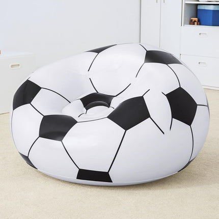 BESTWAY Φουσκωτή Πολυθρόνα Ποδοσφαίρου Beanless 114x112x66 cm 6+ Ετών