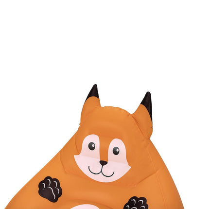 BESTWAY Cozy Critters Φουσκωτή Παιδική Πολυθρόνα Αλεπού 72x72x64 cm 3+ Ετών Πορτοκαλί