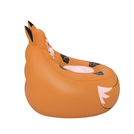 BESTWAY Cozy Critters Φουσκωτή Παιδική Πολυθρόνα Αλεπού 72x72x64 cm 3+ Ετών Πορτοκαλί