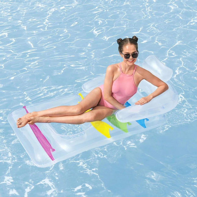 Bestway Summer Colours Φουσκωτή Πολυθρόνα Θαλάσσης 1,65×0,89m Έως 100kg 43011