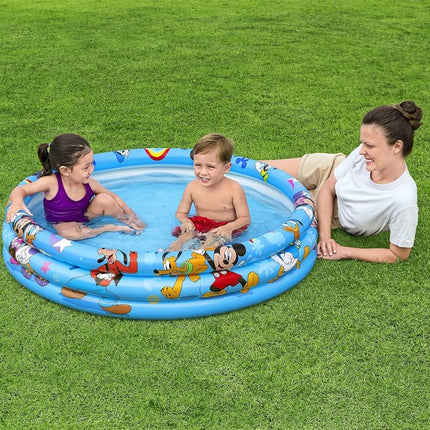 BESTWAY Mickey & Friends Παιδική Φουσκωτή Πισίνα 122 x 25 cm για Ασφαλής Παιχνίδι με τους Αγαπημένους Ήρωες της Disney