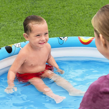 BESTWAY Mickey & Friends Παιδική Φουσκωτή Πισίνα 122 x 25 cm για Ασφαλής Παιχνίδι με τους Αγαπημένους Ήρωες της Disney