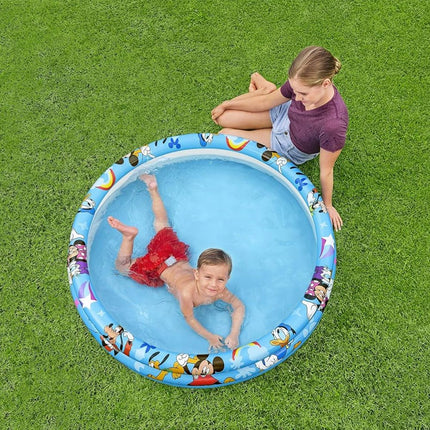 BESTWAY Mickey & Friends Παιδική Φουσκωτή Πισίνα 122 x 25 cm για Ασφαλής Παιχνίδι με τους Αγαπημένους Ήρωες της Disney