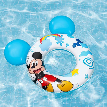 BESTWAY Mickey Mouse Παιδικό Φουσκωτό Δαχτυλίδι Κολύμβησης 74 x 76 cm