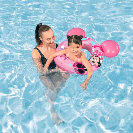 BESTWAY Minnie Mouse Παιδικό Φουσκωτό Δαχτυλίδι Κολύμβησης 74 x 76 cm