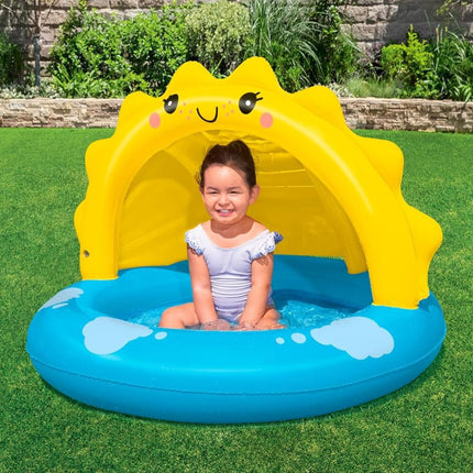 BESTWAY Παιδική Πισίνα Sunny Days με Σκίαστρο για Άνεση & Προστασία στον Καλοκαιρινό Ήλιο