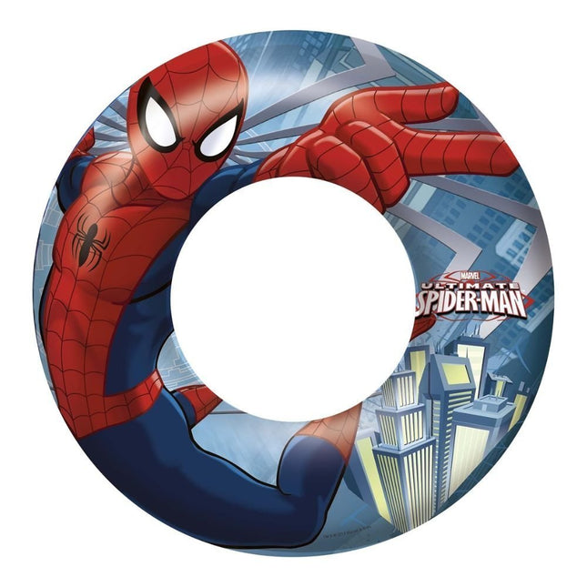 BESTWAY Spiderman Παιδικό Φουσκωτό Δαχτυλίδι Κολύμβησης με Διάμετρο 56cm
