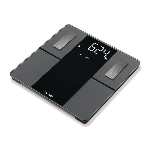 Beurer Διαγνωστική Ζυγαριά Μπάνιου με Bluetooth, Ανάλυση Σύστασης Σώματος και έως 180kg BF500