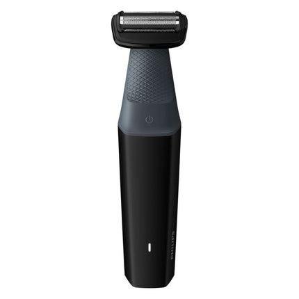 PHILIPS Bodygroom Series 3000 Επαναφορτιζόμενη Ξυριστική Μηχανή Σώματος με Διπλής Κατεύθυνσης Λεπίδες, Υποαλλεργικό Πλέγμα, Αθόρυβη, Αδιάβροχη & έως 50 Λεπτά Χρόνο Λειτουργίας BG3017/01