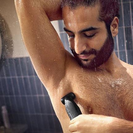 PHILIPS Bodygroom Series 3000 Επαναφορτιζόμενη Ξυριστική Μηχανή Σώματος με Διπλής Κατεύθυνσης Λεπίδες, Υποαλλεργικό Πλέγμα, Αθόρυβη, Αδιάβροχη & έως 50 Λεπτά Χρόνο Λειτουργίας BG3017/01