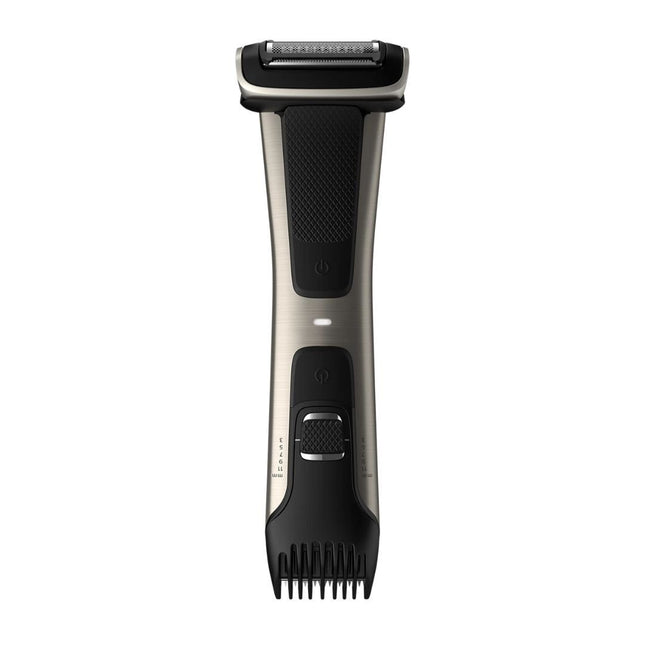 PHILIPS Bodygroom Series 7000 Επαναφορτιζόμενη Ξυριστική Μηχανή Σώματος με Διπλή Κεφαλή, 4D Τεχνολογία, Υποαλλεργικό Πλέγμα, Ρυθμιζόμενη Χτένα, Αδιάβροχη & έως 80 Λεπτά Λειτουργίας BG7025/15