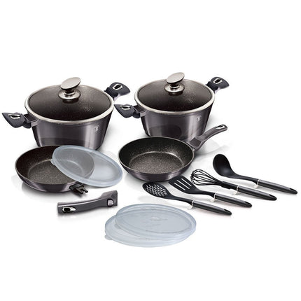 Berlinger Haus Cookset 13pcs Metallic Dark Grey BH-7059