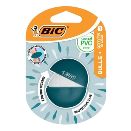 BIC Bulle Eraser Γόμα χωρίς PVC με Προστατευτική Θήκη
