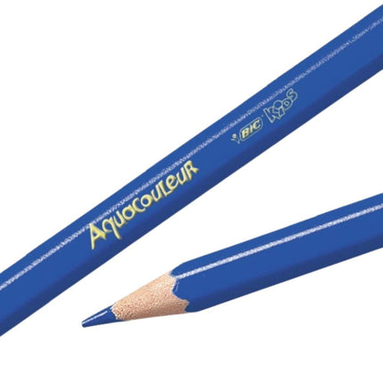BIC Kids Aquacolour Σετ 18 Ακουαρέλας Ξυλομπογιές με Πλούσια Κάλυψη & Εξαγωνικό Σώμα