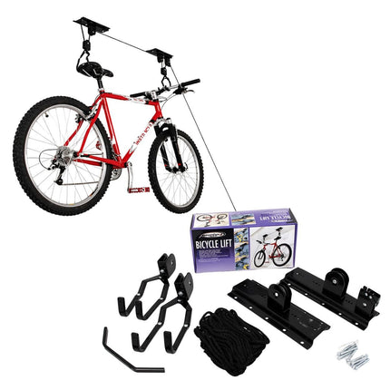 Bicycle GearΑνυψωτικό Ποδηλάτου Οροφής με Τροχαλία και Σχοινί έως 20kg