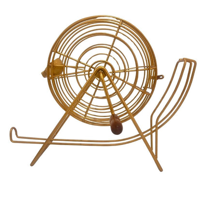 BINGO Επιτραπέζιο Παιχνίδι Πλήρες Σετ με Μεταλλικό Κλωβό & Ξύλινες Μπίλιες 6+ Ετών