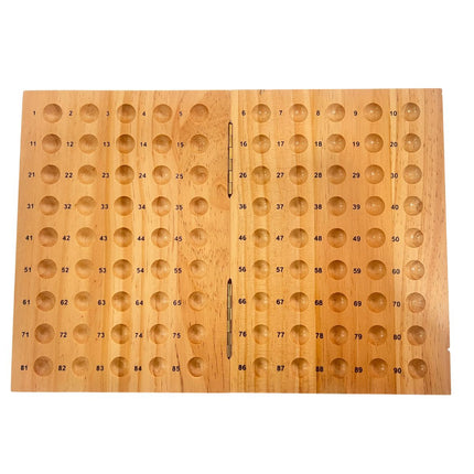 BINGO Επιτραπέζιο Παιχνίδι Πλήρες Σετ με Μεταλλικό Κλωβό & Ξύλινες Μπίλιες 6+ Ετών