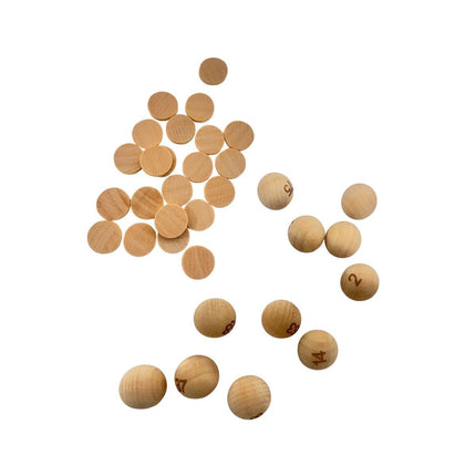 BINGO Επιτραπέζιο Παιχνίδι Πλήρες Σετ με Μεταλλικό Κλωβό & Ξύλινες Μπίλιες 6+ Ετών