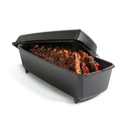 Broil King Μαντεμένια Γάστρα για Παϊδάκια με Ανοξείδωτη Σχάρα 69615