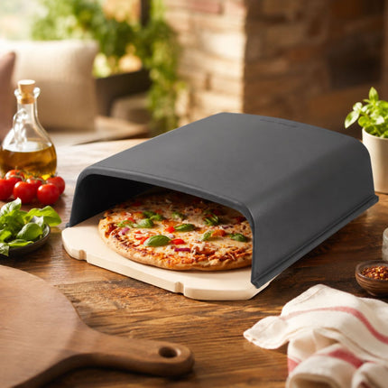 Broil King Μαντεμένιο Καπάκι Ψησίματος για Πίτσα, Τυρί & Ομοιόμορφο Ψήσιμο 69900 Μαύρο