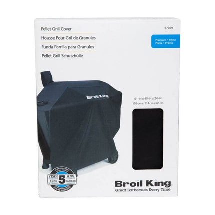 Broil King Select Κάλυμμα Ψησταριάς για Regal Pellet 500 και Charcoal Offset 500 67069 Μαύρο