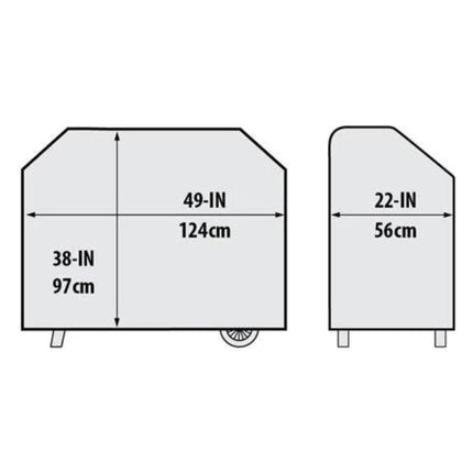 Broil King Crown Pellet 500 Κάλυμμα Ψησταριάς 67066 Μαύρο