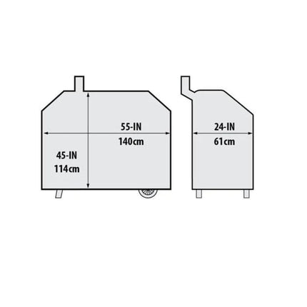 Broil King Premium Κάλυμμα Ψησταριάς για Regal Pellet 400 67065 Μαύρο
