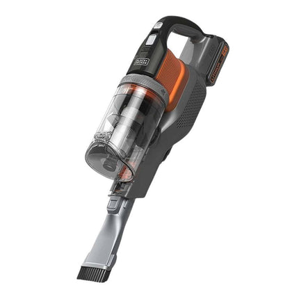 Black & Decker Σετ 2σε1 Επαναφορτιζόμενη Σκούπα & Σκουπάκι με 2 Μπαταρίες 2.0 Ah, Φορτιστή και Βαλιτσάκι Μεταφοράς BHFEV182C-QW