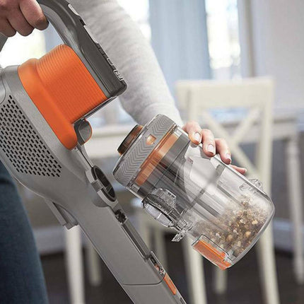 Black & Decker Σετ 2σε1 Επαναφορτιζόμενη Σκούπα & Σκουπάκι με 2 Μπαταρίες 2.0 Ah, Φορτιστή και Βαλιτσάκι Μεταφοράς BHFEV182C-QW