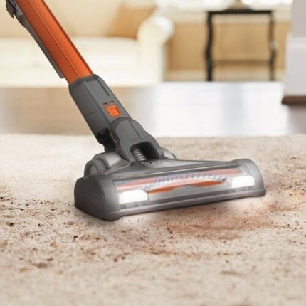 Black & Decker Σετ 2σε1 Επαναφορτιζόμενη Σκούπα & Σκουπάκι με 2 Μπαταρίες 2.0 Ah, Φορτιστή και Βαλιτσάκι Μεταφοράς BHFEV182C-QW