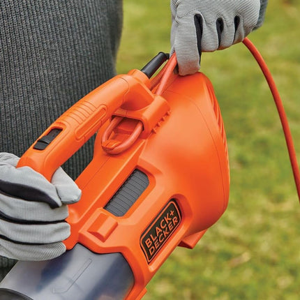 Black & Decker Ηλεκτρικός Φυσητήρας ΤURBO 1850W Υψηλή Ταχύτητα Αέρα BEBL185-QS