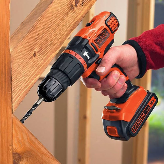Black & Decker Παλμικό Κατσαβίδι Μπαταρίας 18V SOLO BDCIM18N-XJ