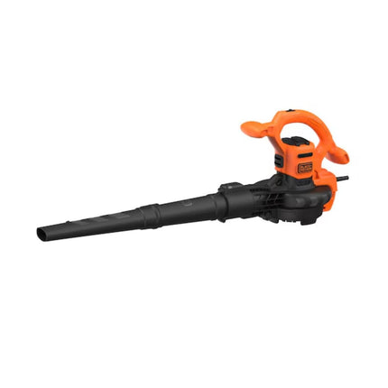 Black & Decker 3-σε-1 Ηλεκτρικός Φυσητήρας, Απορροφητήρας & Τεμαχιστής Φύλλων 2600W BEBLV260-QS