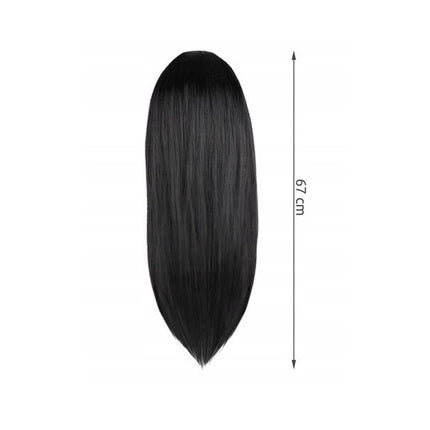 Womens Long wig Black 67 cm