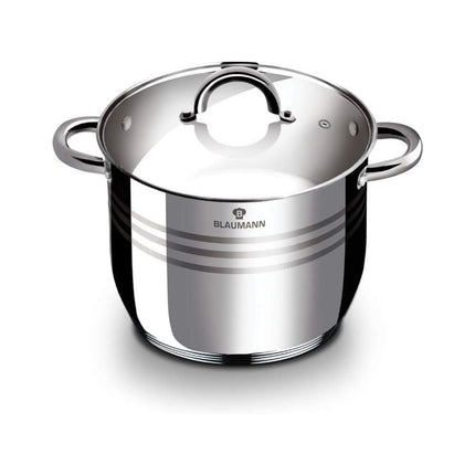 Blaumann BL-3863 Σετ Μαγειρικών Σκευών 6 Τεμαχίων, Ανοξείδωτο Ατσάλι με Πάτο 5 Στρώσεων