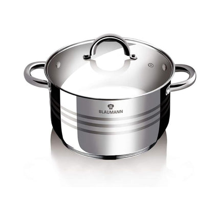 Blaumann BL-3863 Σετ Μαγειρικών Σκευών 6 Τεμαχίων, Ανοξείδωτο Ατσάλι με Πάτο 5 Στρώσεων