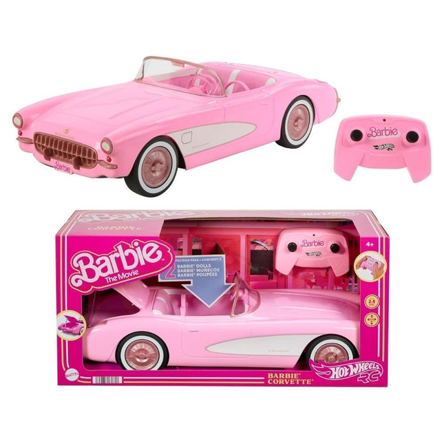 Barbie Hot Wheels RC Corvette Τηλεκατευθυνόμενο Αυτοκίνητο της Barbie από την Ταινία!