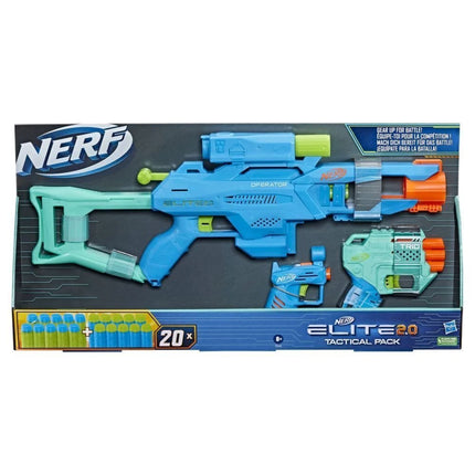 Nerf Elite 2.0 Εκτοξευτής Σετ Μάχης Τριπλή Δύναμη με 3 Εκτοξευτές & 20 Βέλη για Απόλυτη Δράση!