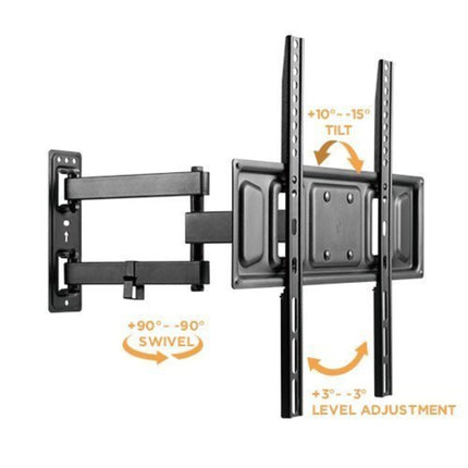Brateck Βάση Τηλεόρασης Τοίχου Full Motion για 32"-55" έως 35kg LPA63-443
