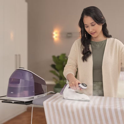 Braun Carestyle 5 Σύστημα Σιδερώματος Πίεσης 7.5bar 2400W με Δοχείο 2lt Βιολετί