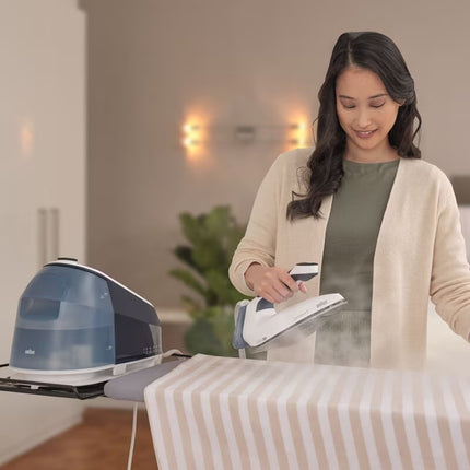 Braun CareStyle 5 Σύστημα Σιδερώματος Πίεσης 7 bar 2400W με Δοχείο 2lt σε Μπλέ