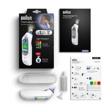 Braun ThermoScan® 7+ Ψηφιακό Θερμόμετρο Αυτιού, Με Τεχνολογία Age Precision® &amp; Νυχτερινή Λειτουργία