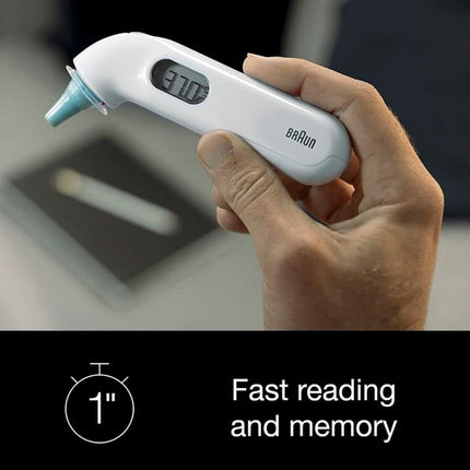 Braun ThermoScan 3 Ψηφιακό Θερμόμετρο Αυτιού, Ακριβής &amp; Άμεση Μέτρηση με Ηχητική Ένδειξη Πυρετού