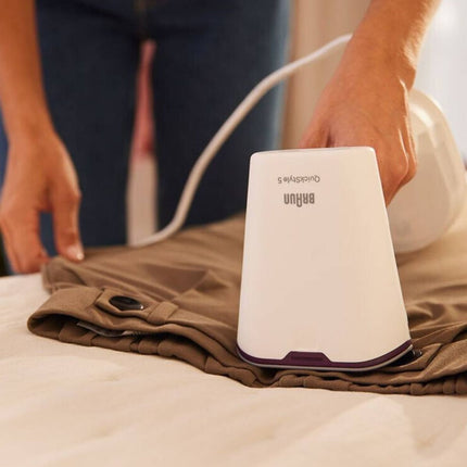 Braun QuickStyle 5 Ισχυρό Garment Steamer 1200W με FastSteam & iCare Προστασία Υφασμάτων, GS5011 Άσπρο/Μωβ