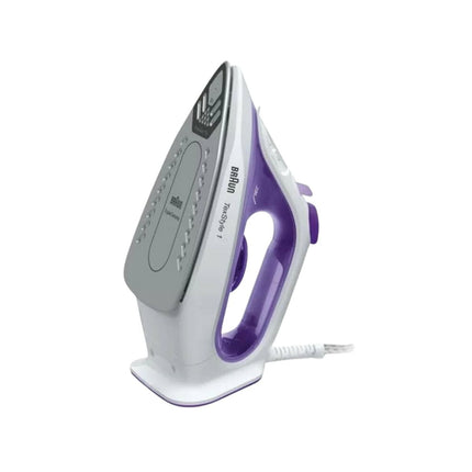 Braun TexStyle 1 Ατμοσίδερο 2000W με Δοχείο Νερού 220ml, SuperCeramic Πλάκα & Anti-Drip SI1080VI Μωβ