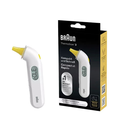Braun ThermoScan 3 Θερμόμετρο Αυτιού με Μέτρηση σε 1 Δευτερόλεπτο