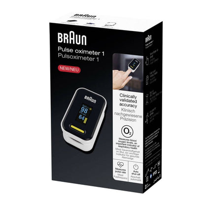 BRAUN Παλμικό Οξύμετρο Δακτύλου Pulse Oximeter 1 με OLED Οθόνη ΥΚ-81CEU